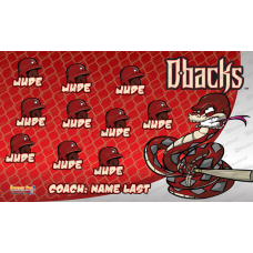 Diamond Backs 2 - Baseball - Easy Order Team Banner Design Diamond Backs 2 - Baseball - Easy Order Team Banner Design